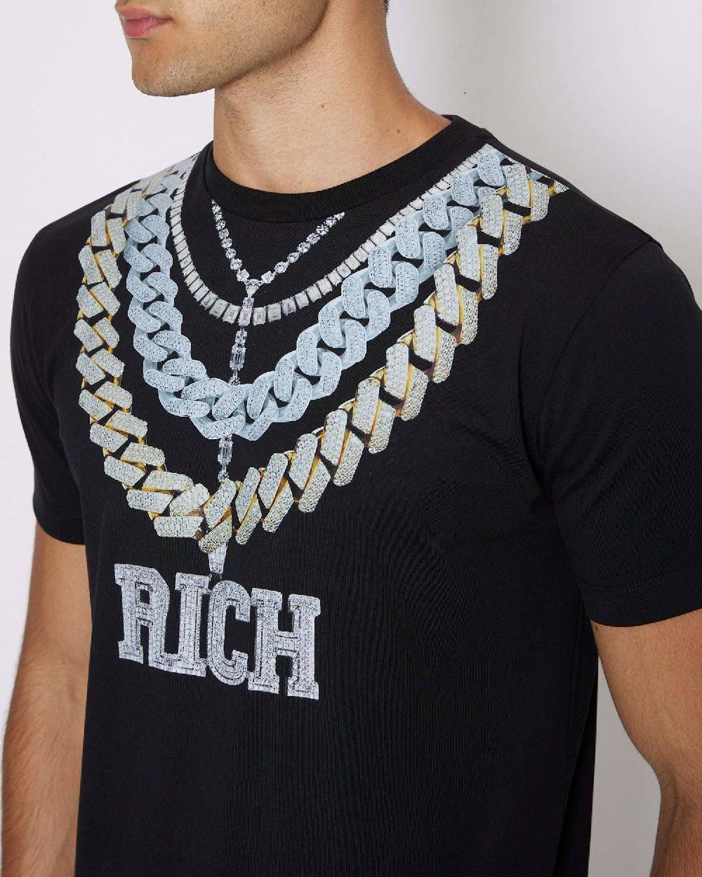 John Richmond T-shirt con grafica sul davanti Vendita Economica