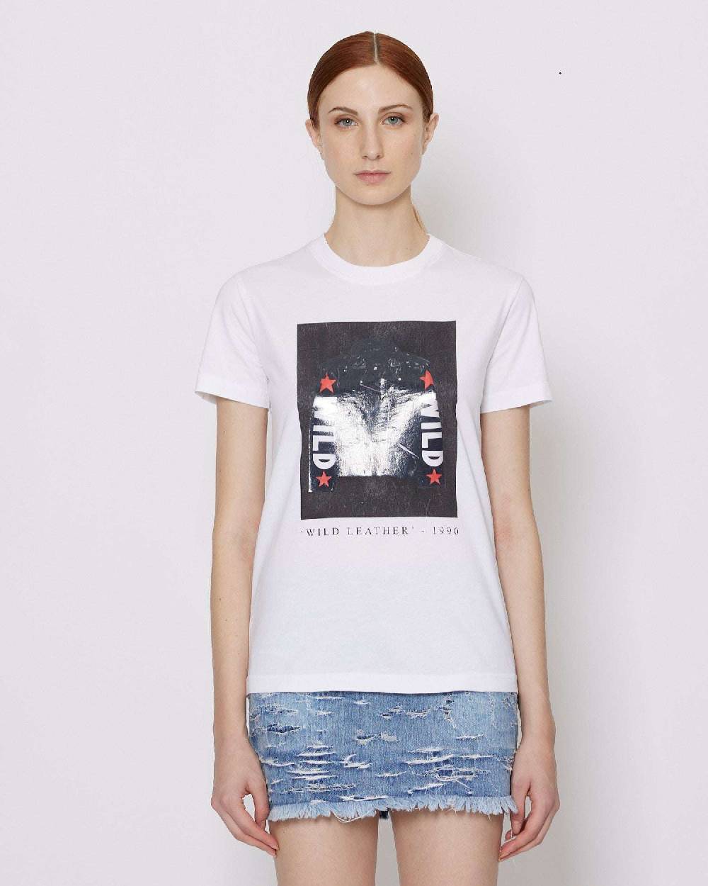 John Richmond T-shirt con grafica sul davanti Saldi Di Fabbrica