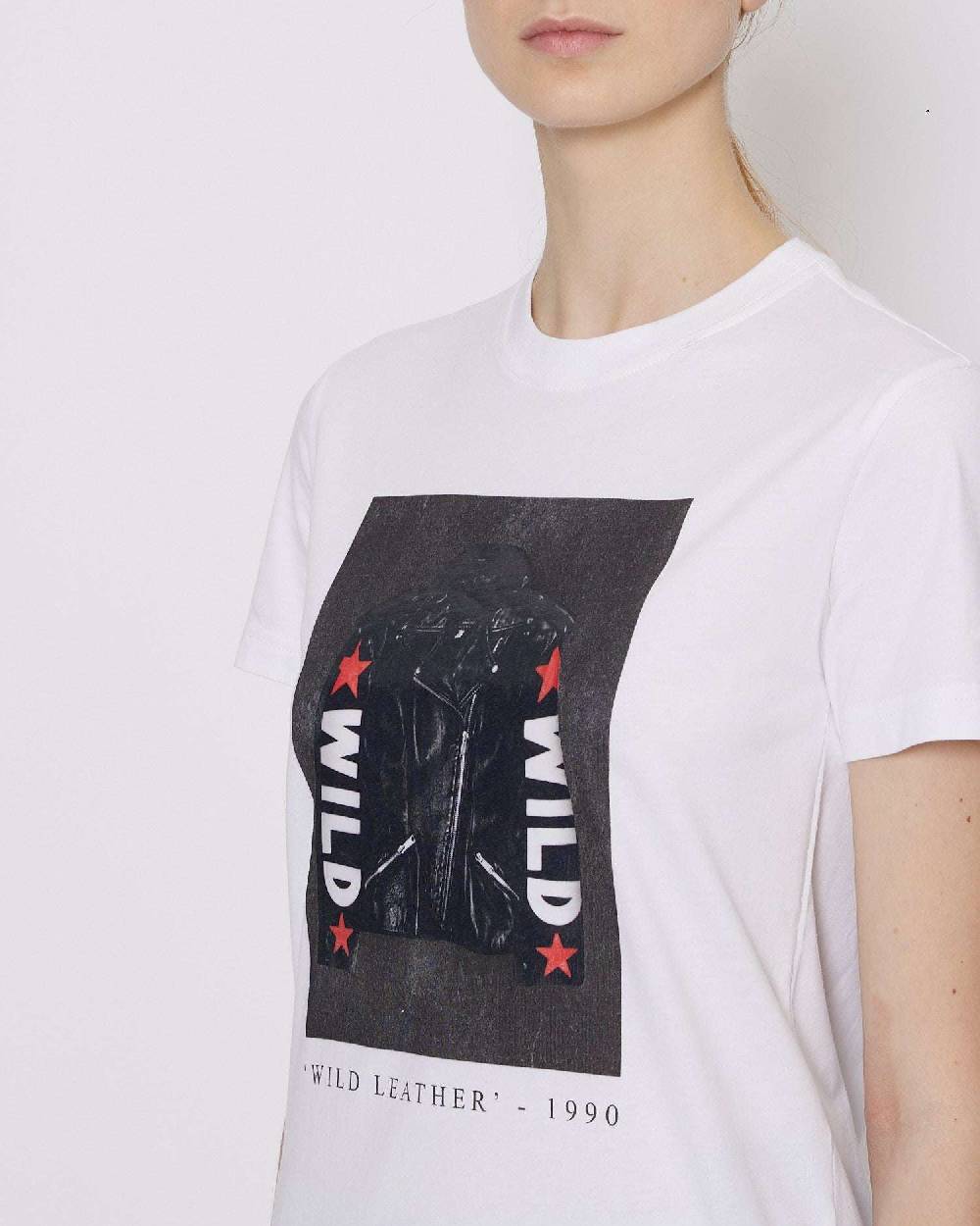 John Richmond T-shirt con grafica sul davanti Saldi Di Fabbrica