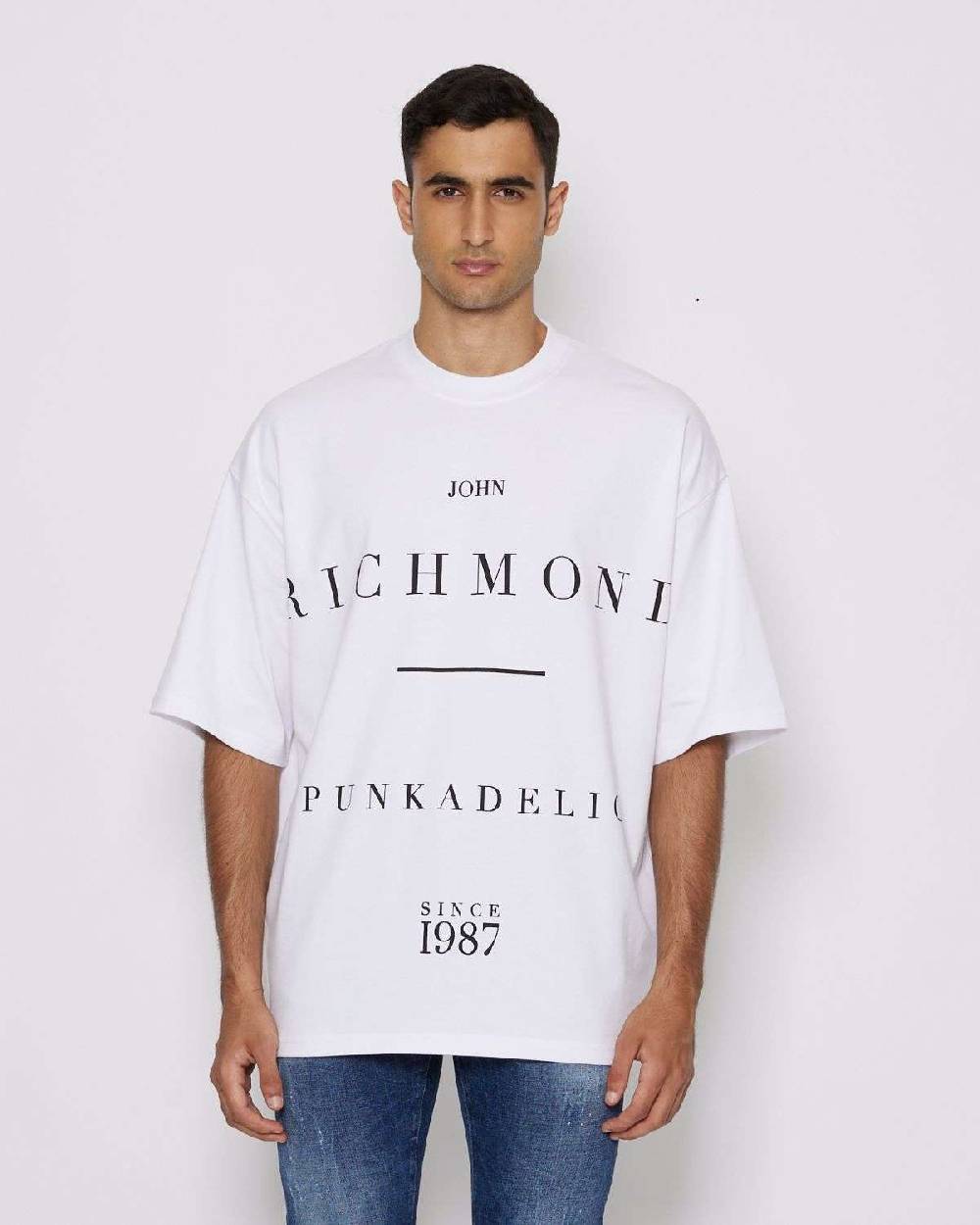 John Richmond T-shirt over con lettering I Più Venduti