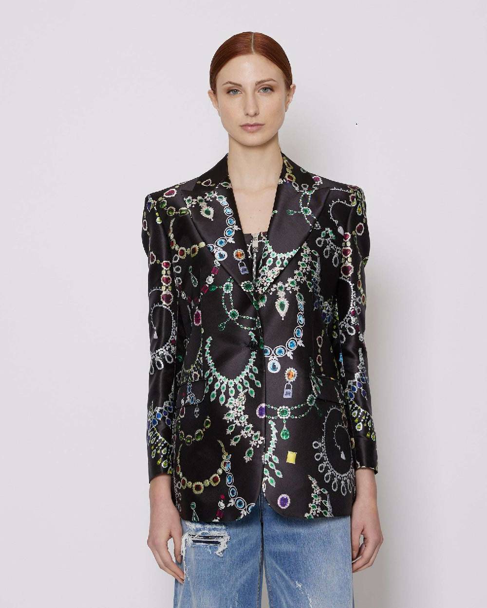 John Richmond Blazer monopetto con pattern Moda