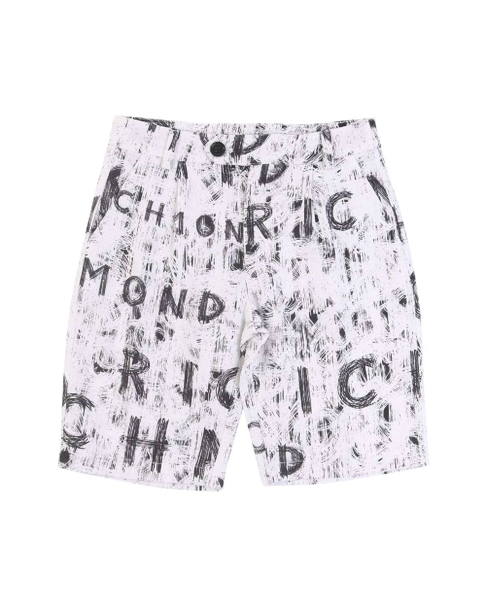 John Richmond kids Bermuda con logo allover Vendita calda