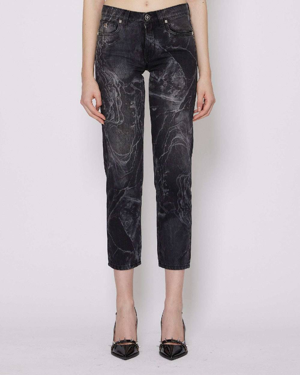 John Richmond Jeans regular con pattern allover Offerte esclusive
