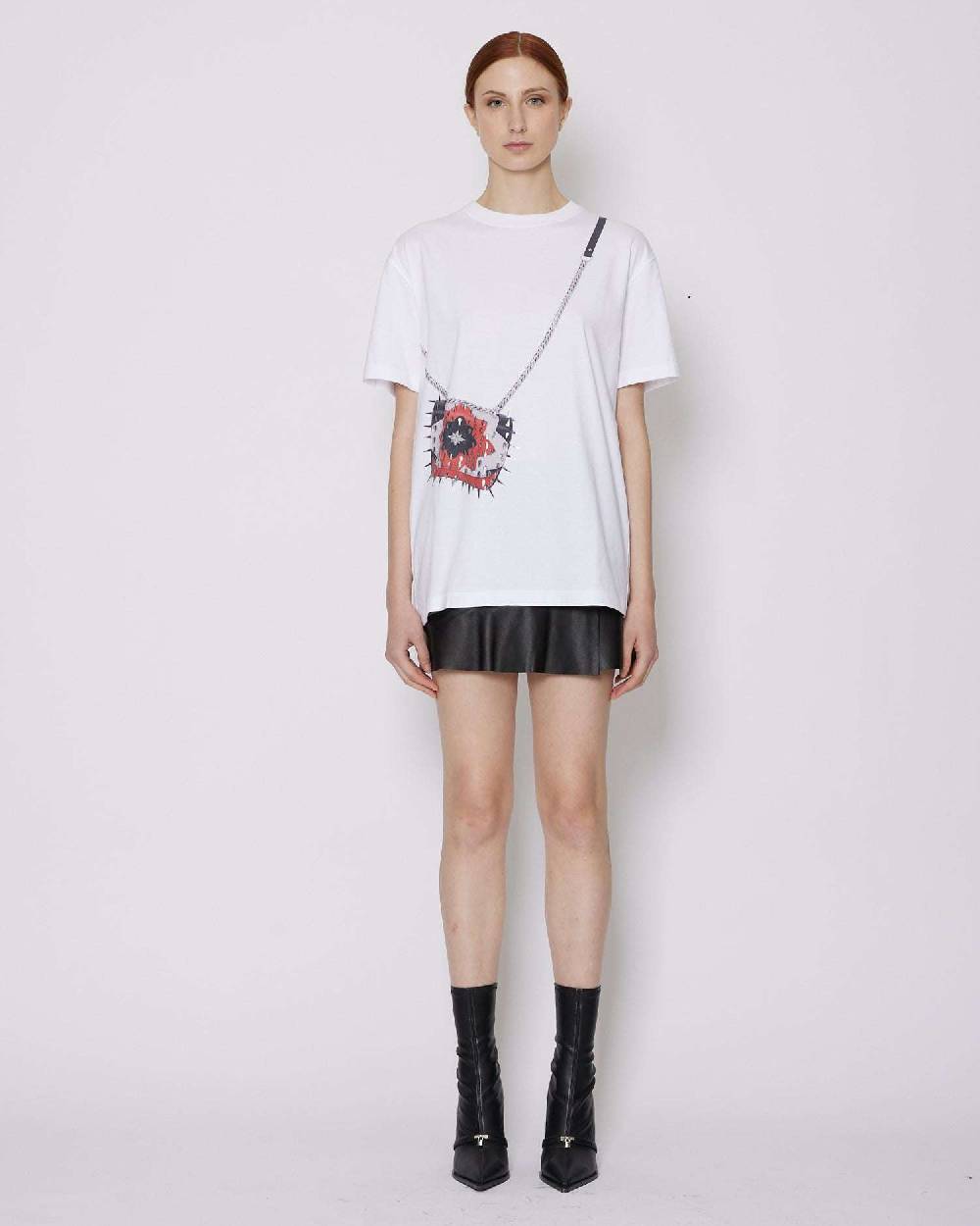 John Richmond T-shirt con grafica sul davanti Grandi sconti