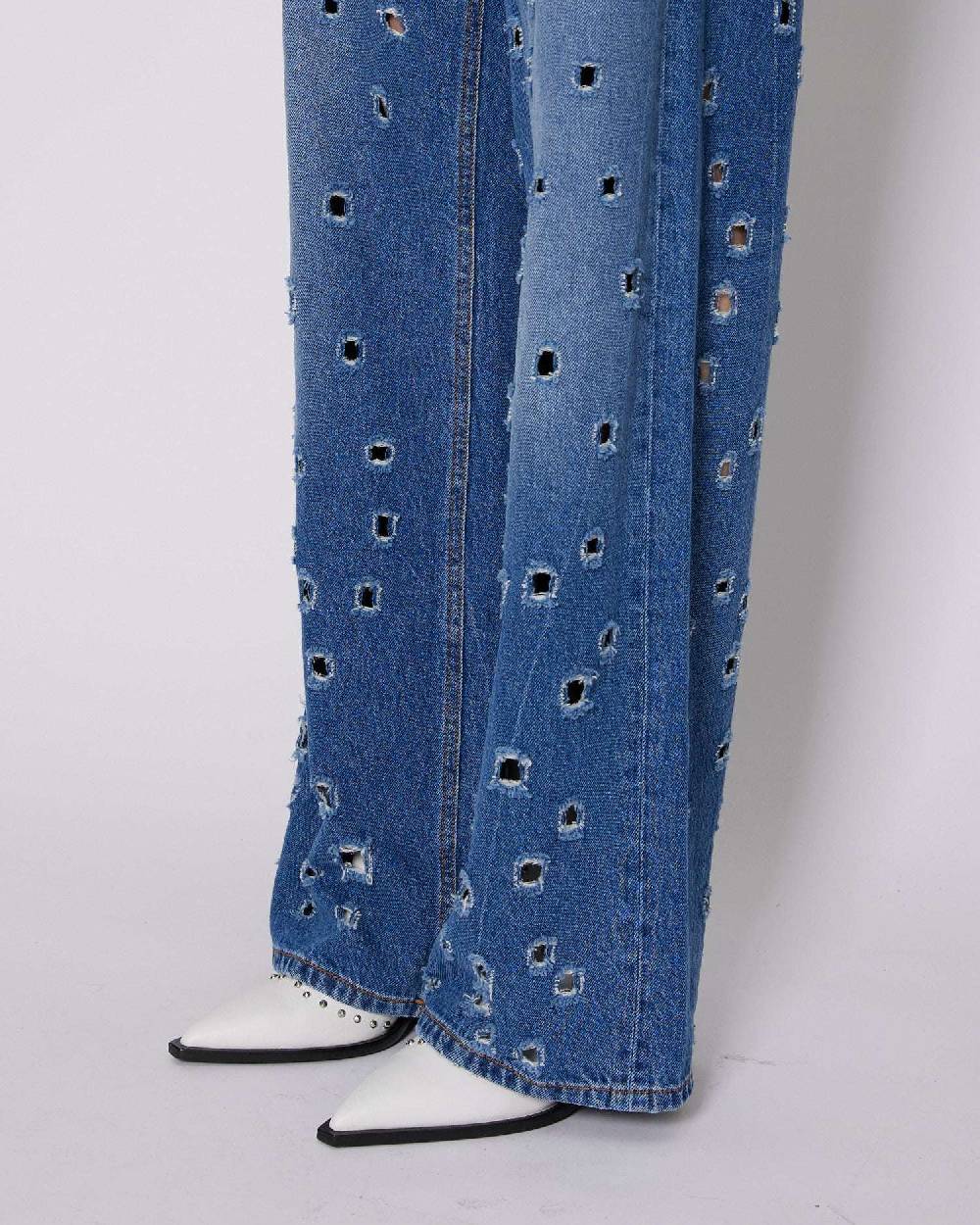John Richmond Jeans a vita media con strappi Super Saving Price