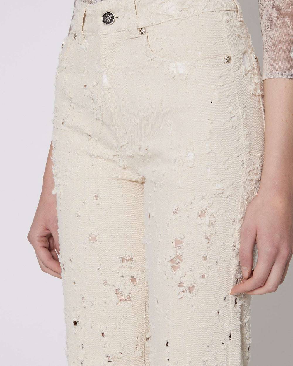 John Richmond Jeans regular con ricami tone sur tone Offerta settimanale