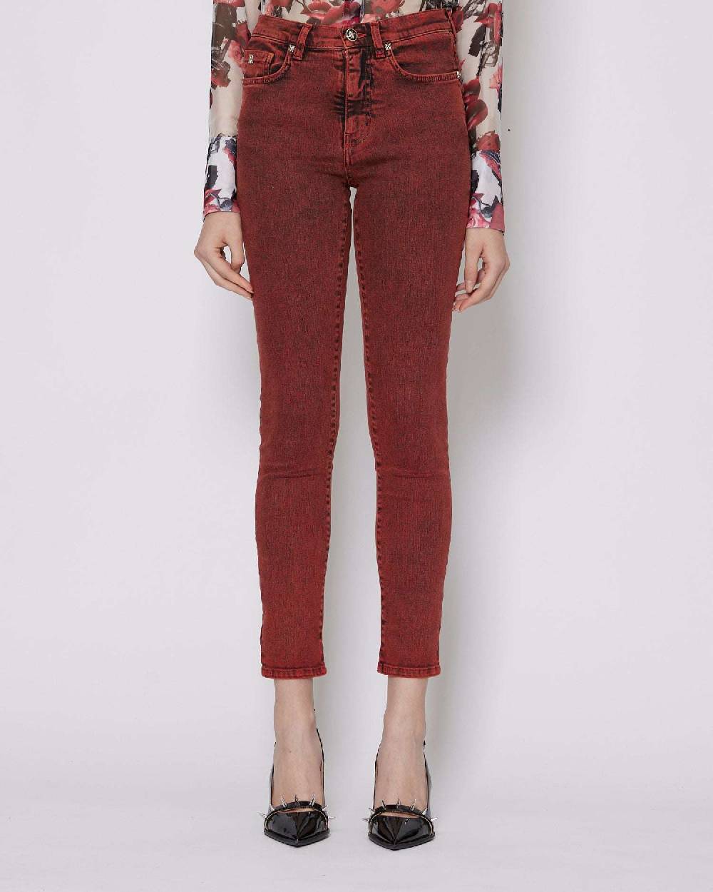 John Richmond Jeans slim a vita alta Rilascio limitato