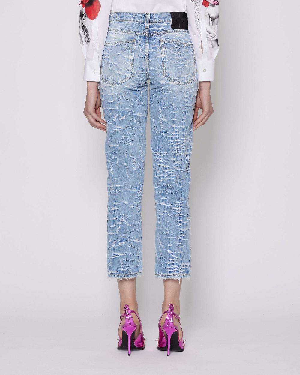 John Richmond ﻿Jeans regular con strappi Ultimo giorno