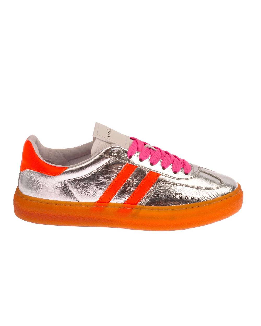 John Richmond - RICHENKA Sneakers in pelle con logo e bande laterali Fino al 50% di sconto