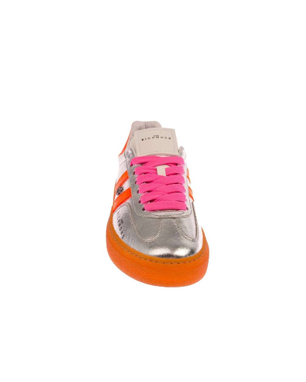 John Richmond - RICHENKA Sneakers in pelle con logo e bande laterali Fino al 50% di sconto