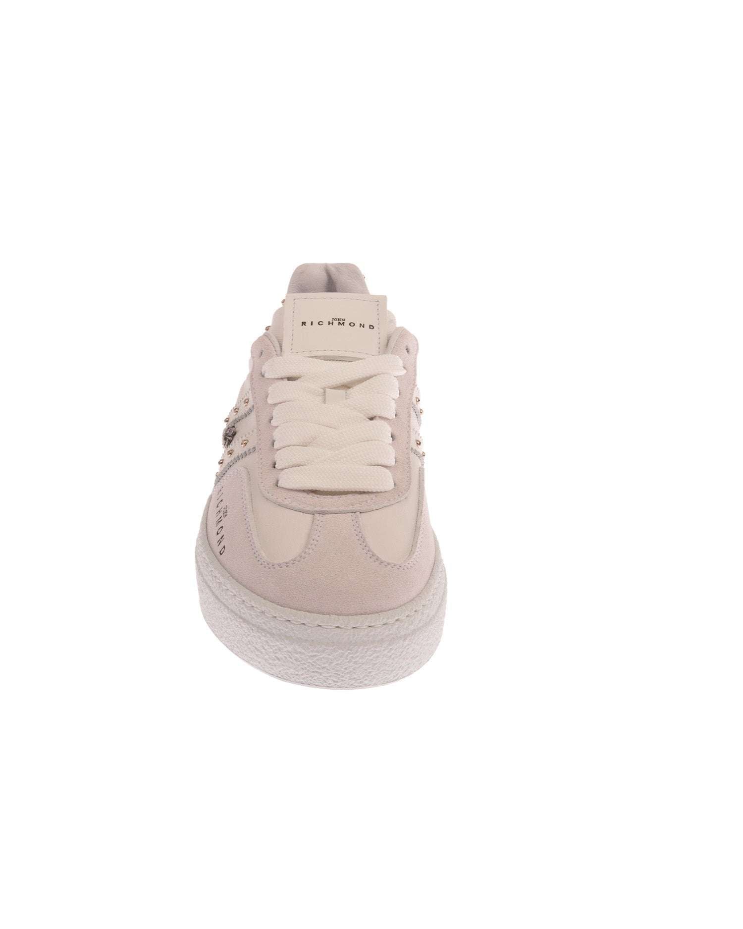 John Richmond - RICHENKA Sneakers in pelle con bande laterali e borchiette Offerta speciale della fabbrica