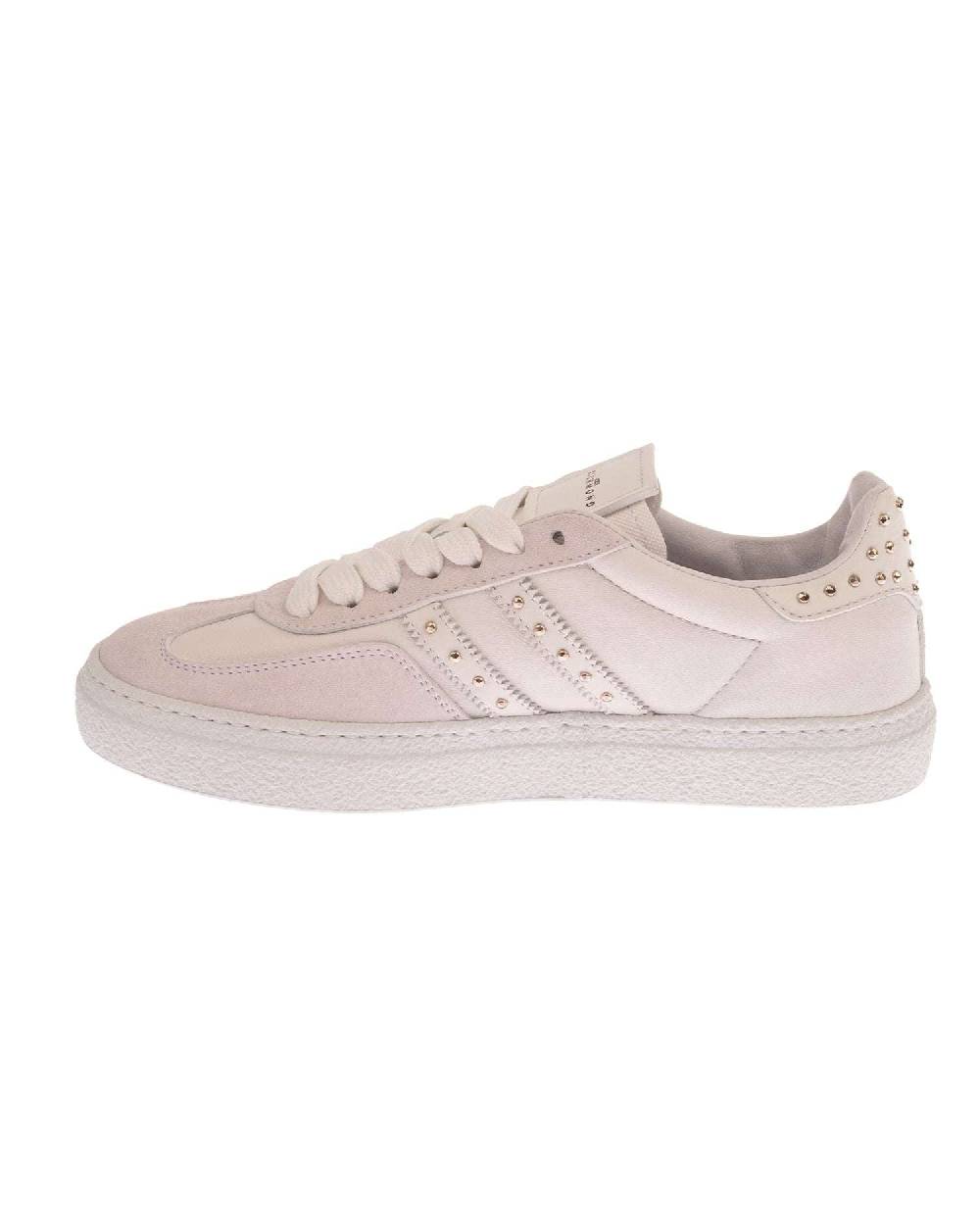 John Richmond - RICHENKA Sneakers in pelle con bande laterali e borchiette Offerta speciale della fabbrica