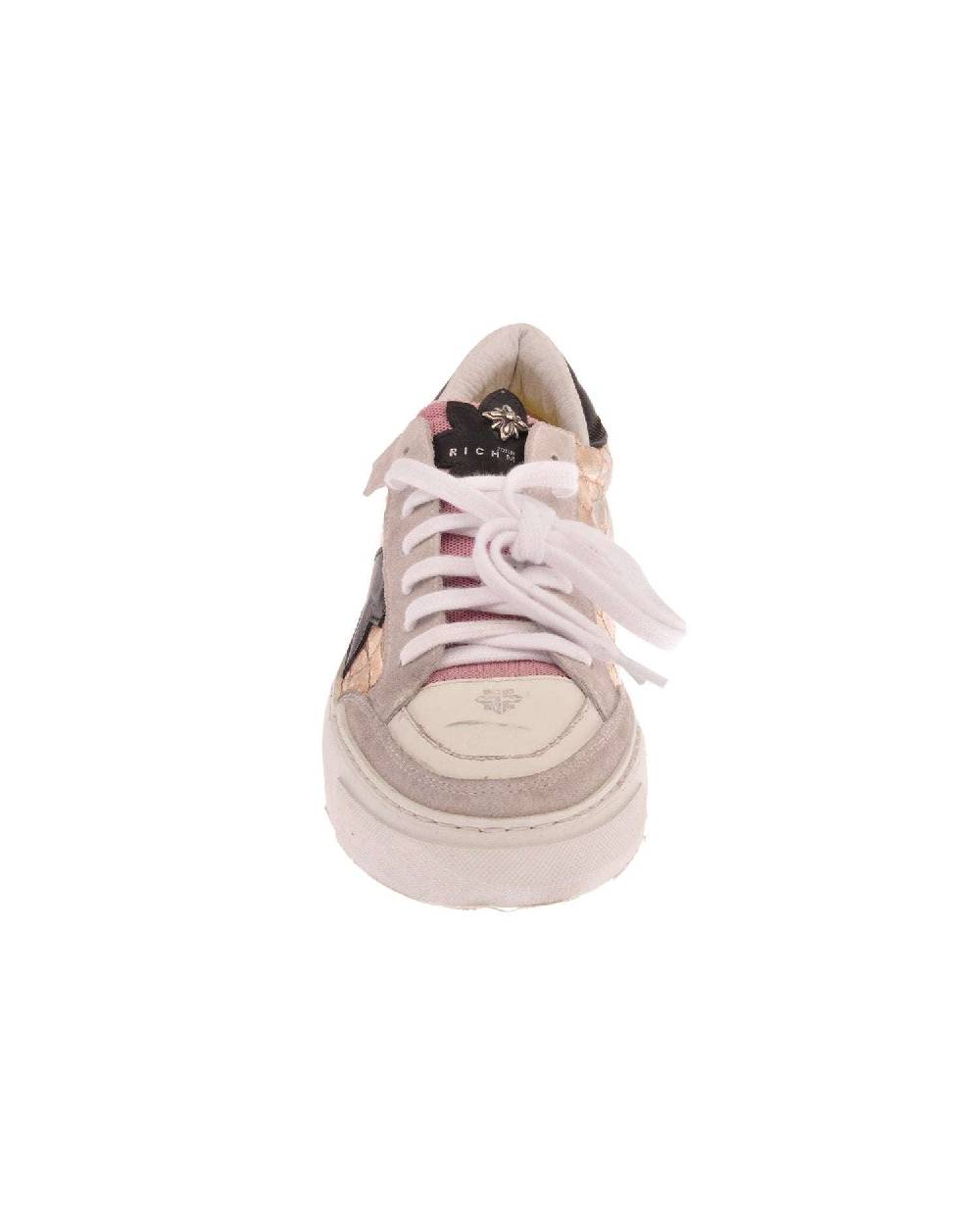 John Richmond Sneakers tricolor con stampa laterale Sostegno trimestrale