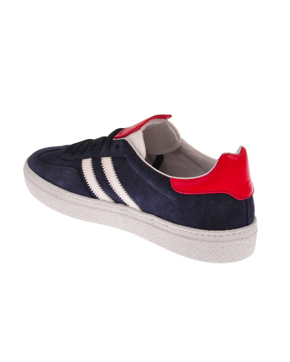 John Richmond Sneakers in pelle con logo e bande laterali Esporta salva