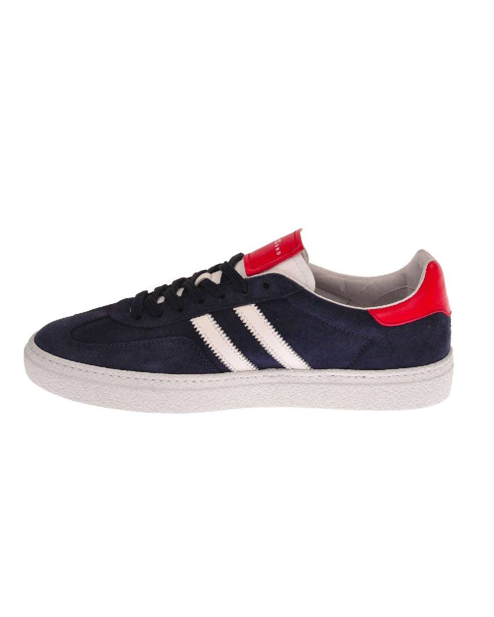 John Richmond Sneakers in pelle con logo e bande laterali Esporta salva