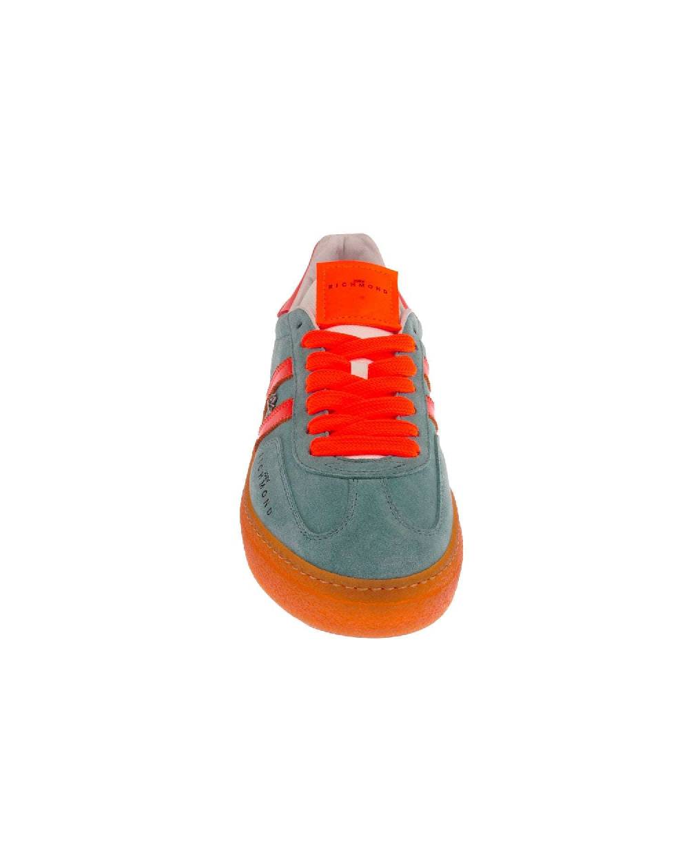 John Richmond Sneakers in pelle con logo e bande laterali Duty-free
