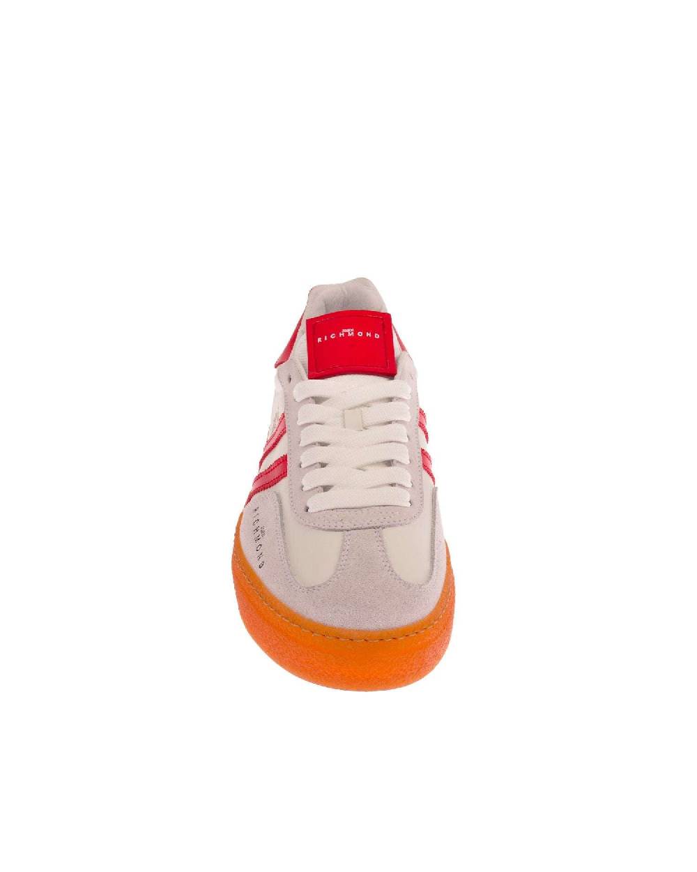 John Richmond - RICHENKA Sneakers in pelle con logo e bande laterali Sconti questo mese