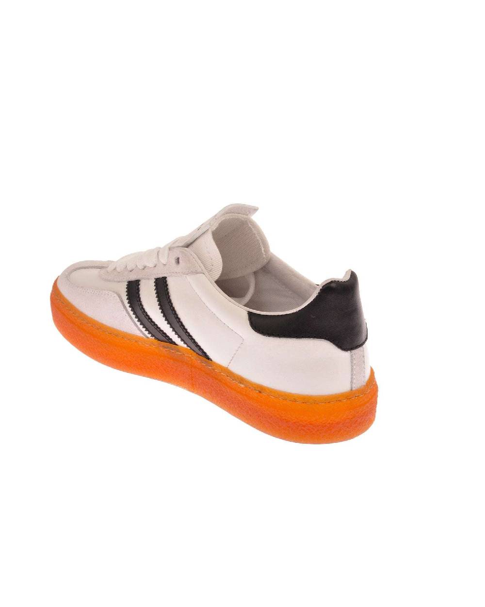 John Richmond Sneakers in pelle con logo e bande laterali Italy