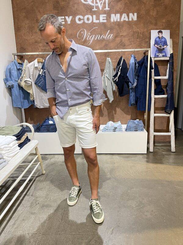 JCM Jey Coleman Camicia uomo slim fit fantasy Luca Argentieri Saldi Di Fabbrica