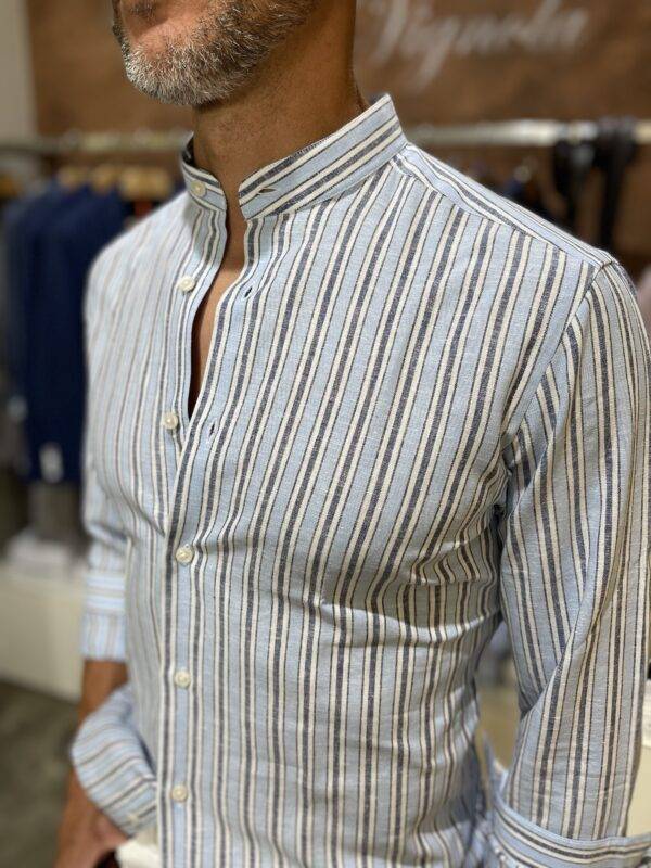 JCM Jey Coleman Camicia uomo estiva lino Luca Argentieri Negozio