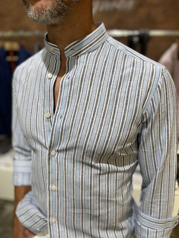 JCM Jey Coleman Camicia uomo estiva lino Luca Argentieri Negozio