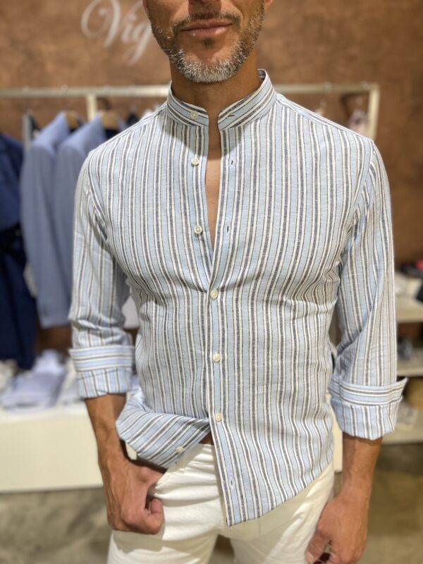 JCM Jey Coleman Camicia uomo estiva lino Luca Argentieri Negozio