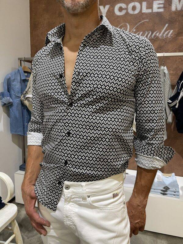JCM Jey Coleman Camicia uomo fantasia Adb Nuova