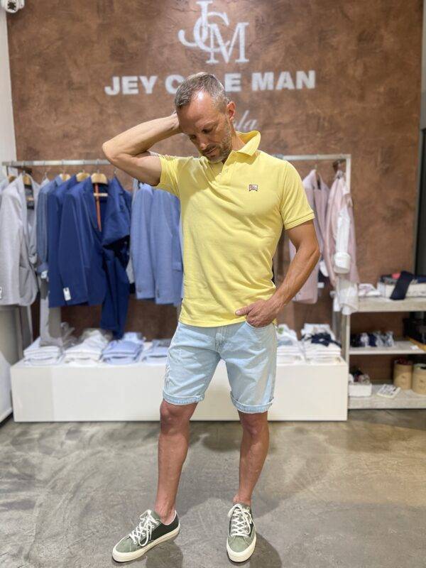 JCM Jey Coleman Maglia polo uomo estiva Roy Roger’s Officina