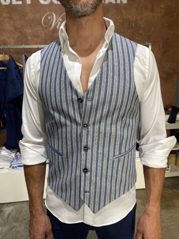 JCM Jey Coleman Gilet uomo elegante estivo Piero Giachi Pezzi Unici