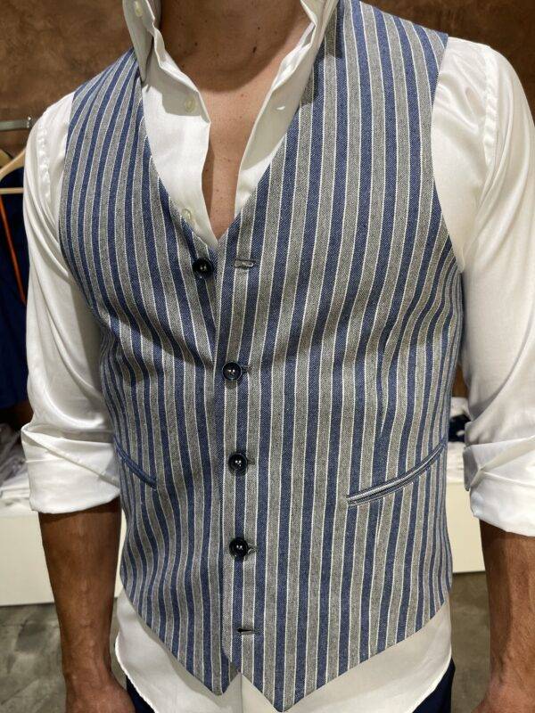 JCM Jey Coleman Gilet uomo elegante estivo Piero Giachi Pezzi Unici