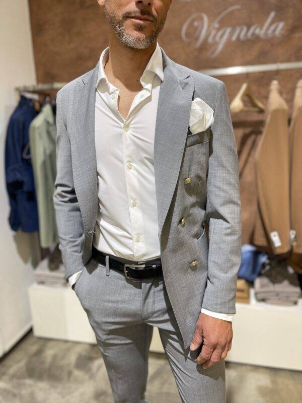 JCM Jey Coleman Pantalone uomo elegante fresco di lana Exibit Promozione Limitata