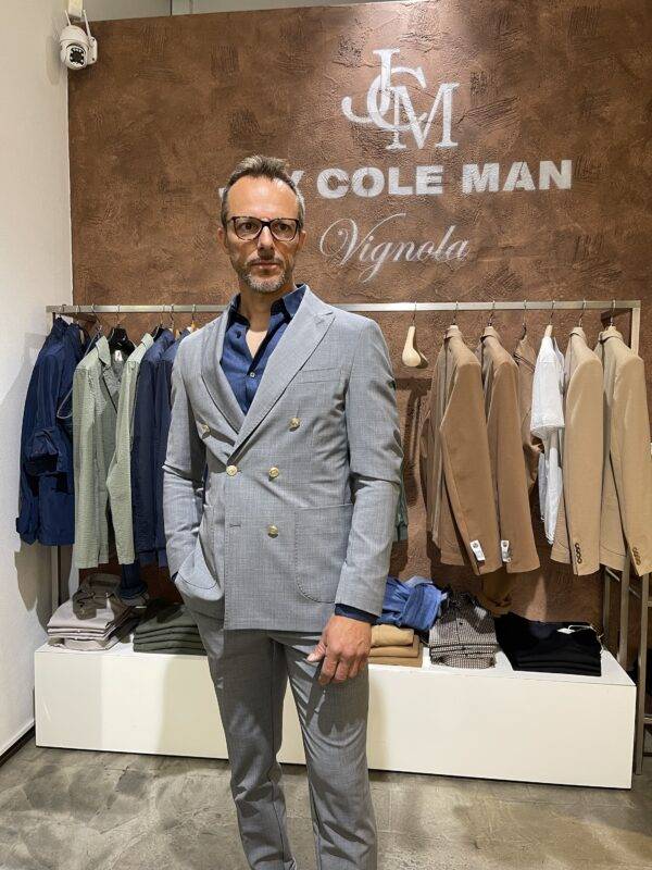 JCM Jey Coleman Giacca uomo elegante doppiopetto Exibit Fino Al -60%