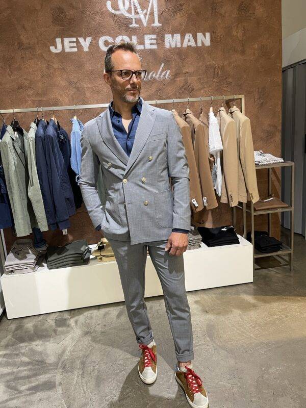 JCM Jey Coleman Giacca uomo elegante doppiopetto Exibit Fino Al -60%