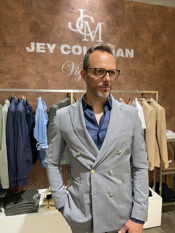 JCM Jey Coleman Giacca uomo elegante doppiopetto Exibit Fino Al -60%