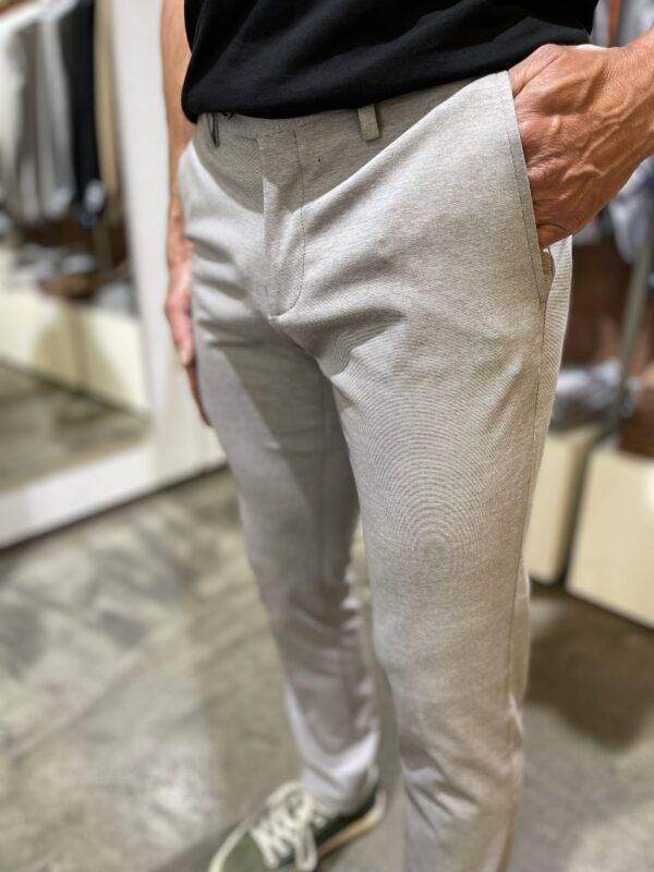 JCM Jey Coleman Pantalone uomo elegante in tessuto punto milano Exibit Affare Del Giorno
