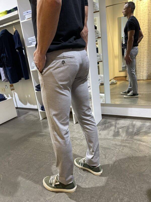 JCM Jey Coleman Pantalone uomo elegante in tessuto punto milano Exibit Affare Del Giorno