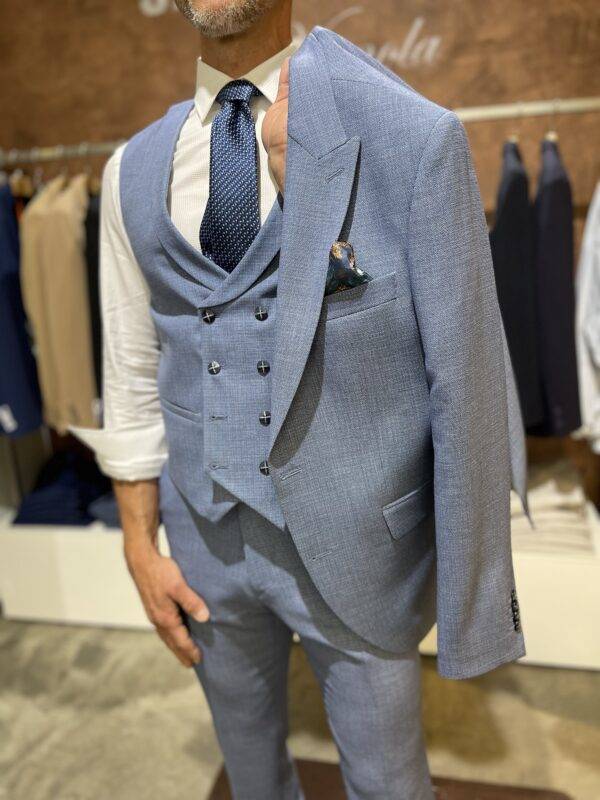 JCM Jey Coleman Abito uomo elegante con giacca gilet e pantalone Piero Giachi Prezzo Ridotto