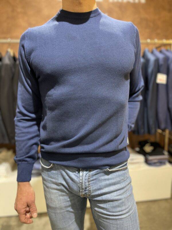 JCM Jey Coleman Maglia uomo blu girocollo Roy Roger’s Economico