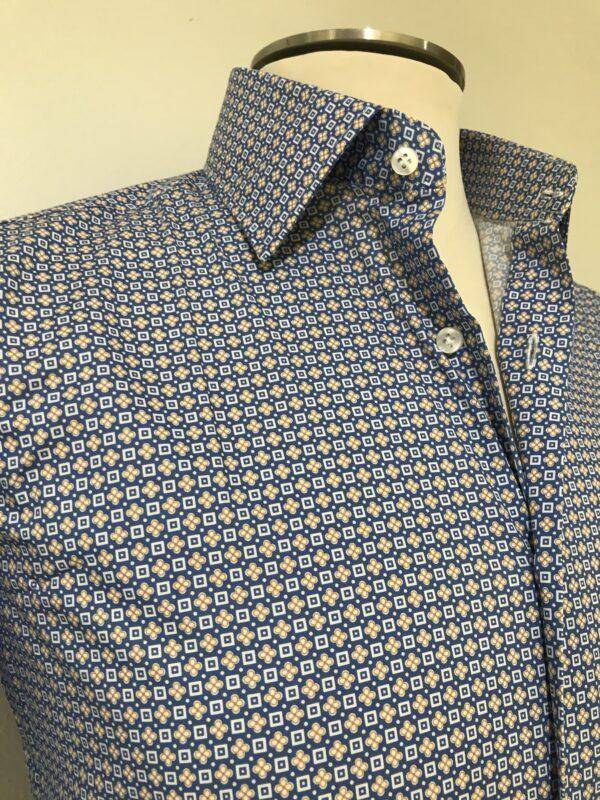 JCM Jey Coleman Camicia uomo microfantasia slim Fit Pezzi Unici