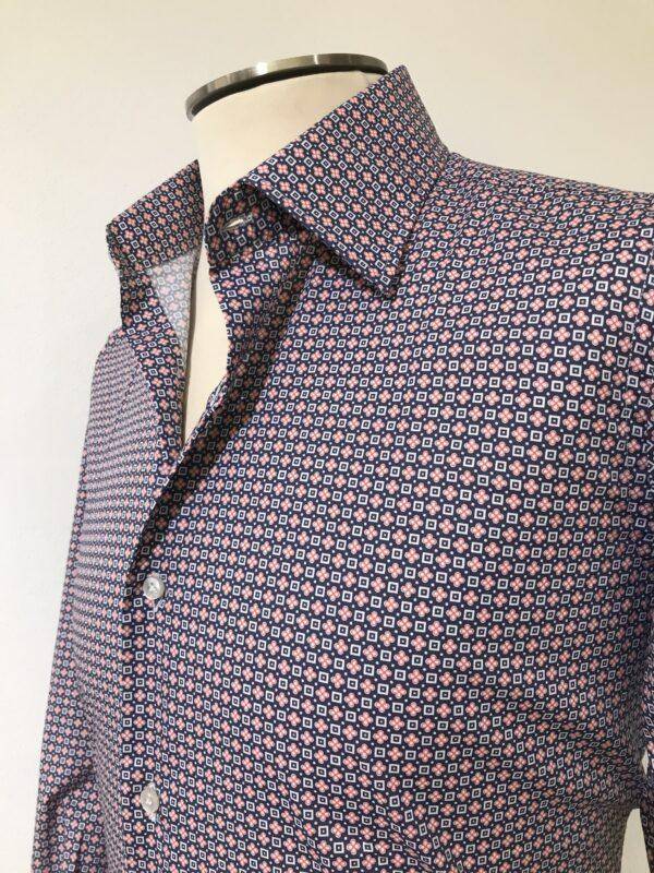 JCM Jey Coleman Camicia uomo microfantasia slim Fit Pezzi Unici