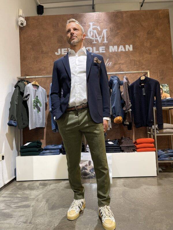 JCM Jey Coleman Giacca uomo blu punto milano Piero Giachi Novità