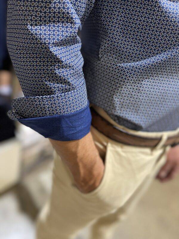 JCM Jey Coleman Camicia uomo fantasia Luca Argentieri Presa