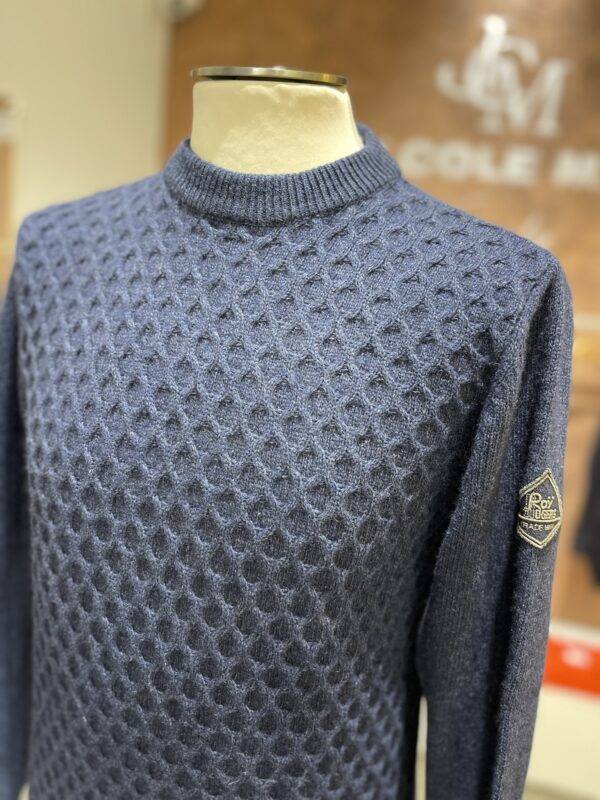 JCM Jey Coleman Maglia uomo girocollo misto lana e cashmere Roy Roger’s Offerta