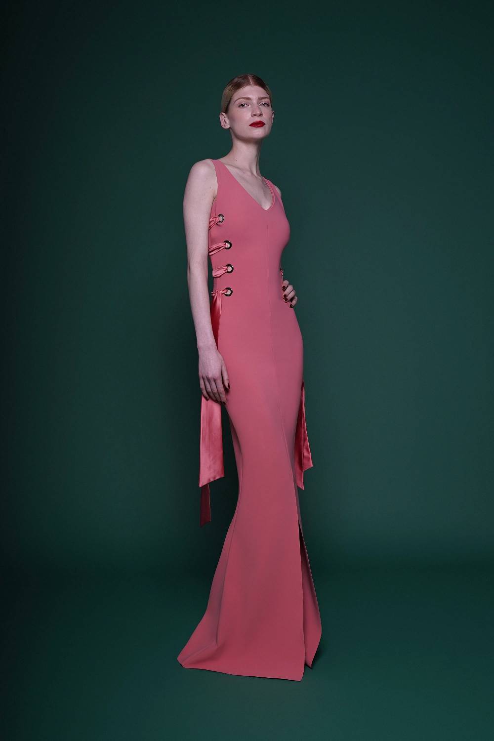 La Petite Robe Di Chiara Boni degna satin gown Pezzi Unici