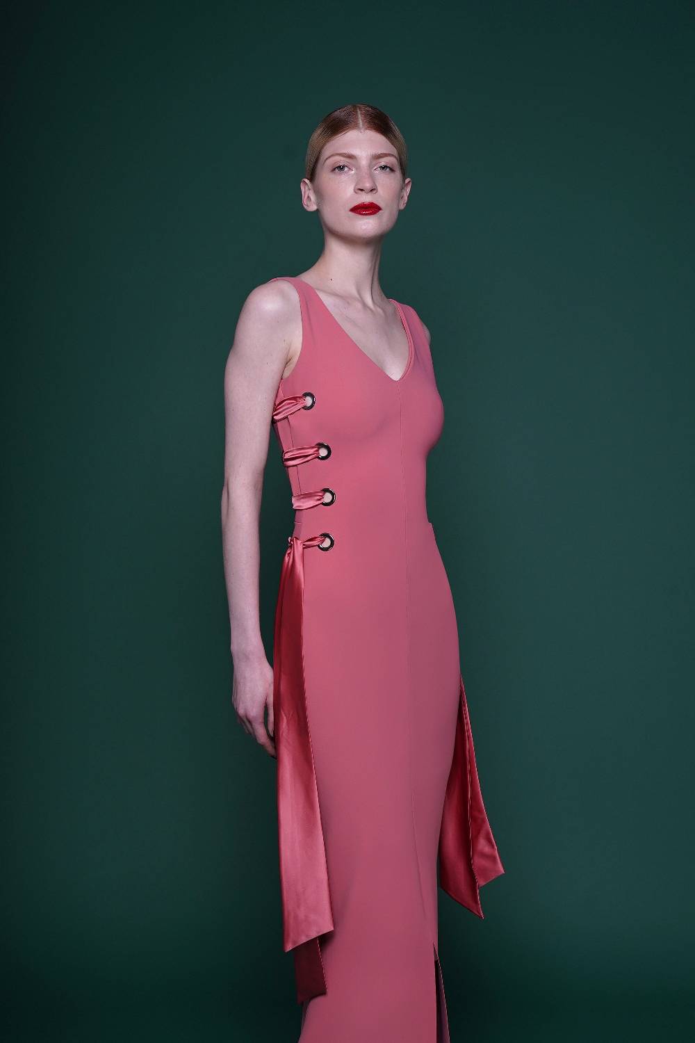 La Petite Robe Di Chiara Boni degna satin gown Pezzi Unici