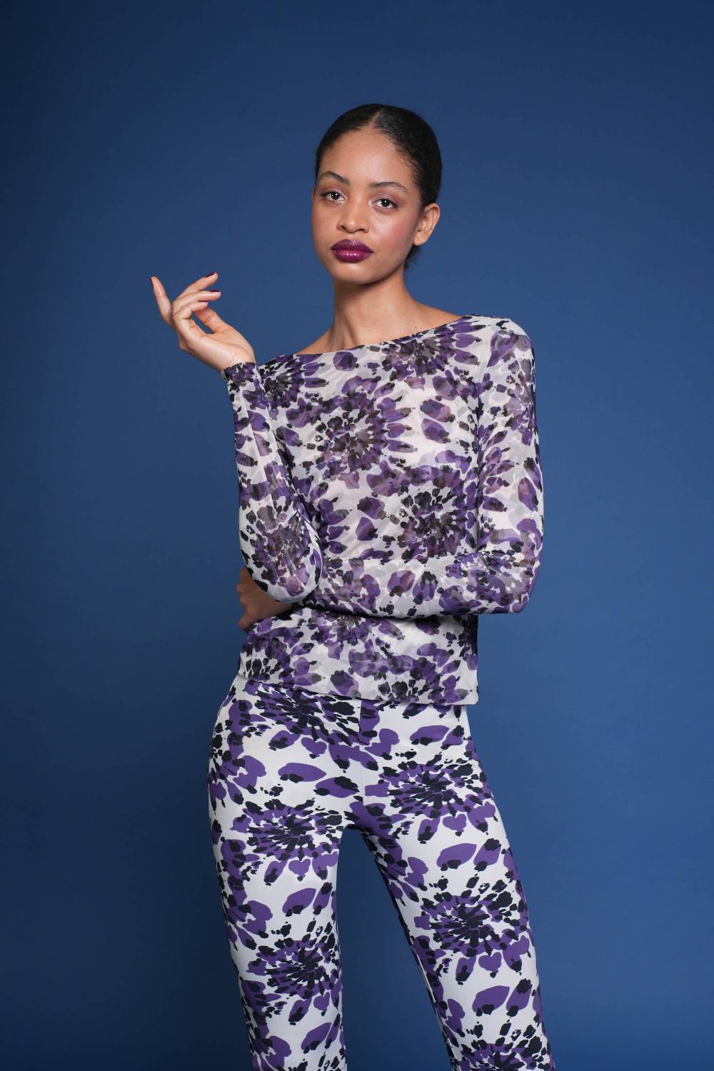 La Petite Robe Di Chiara Boni lupina illusion printed top Fino Al -60%