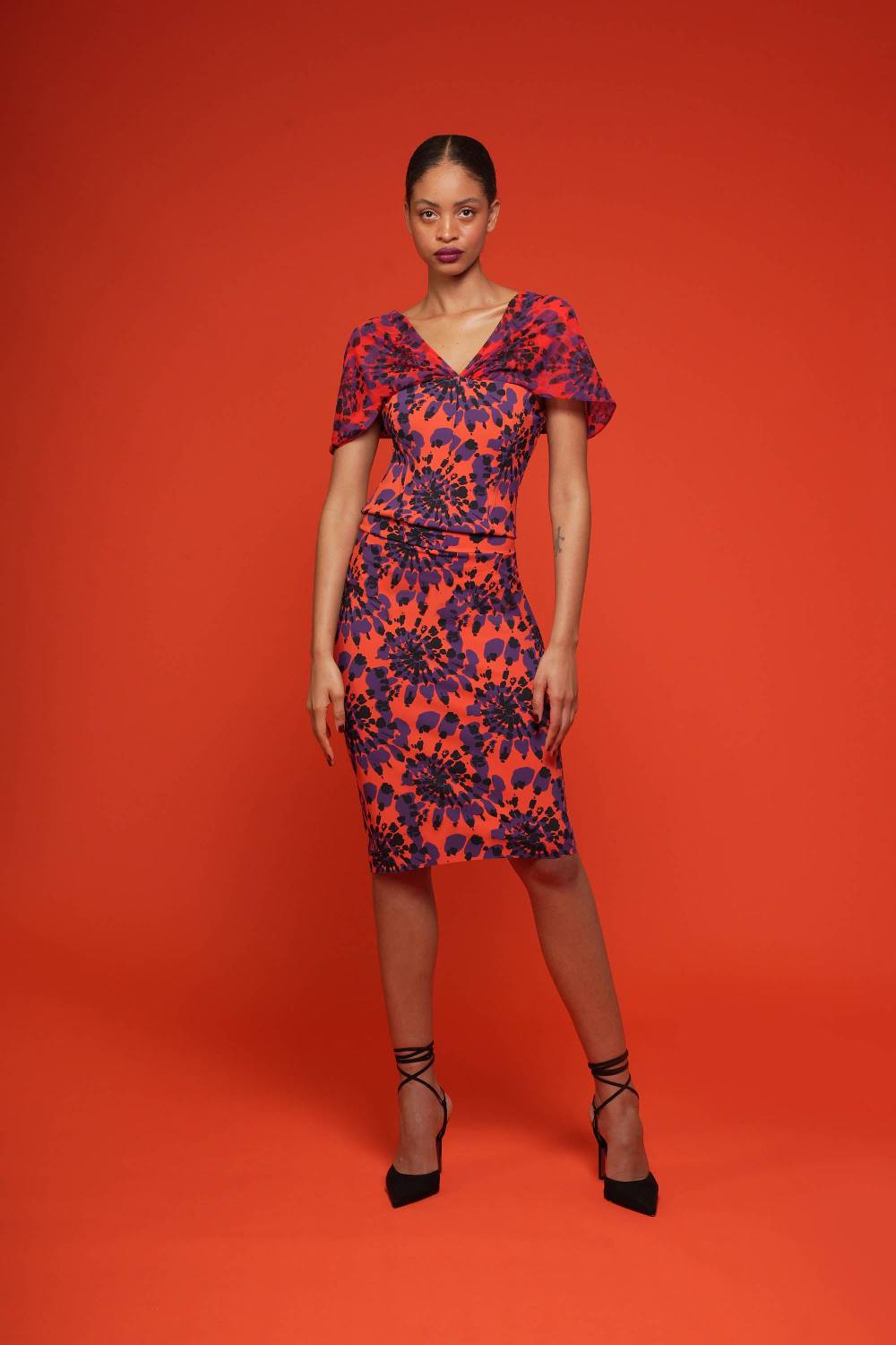 La Petite Robe Di Chiara Boni zanna illusion printed top Prezzo Ridotto