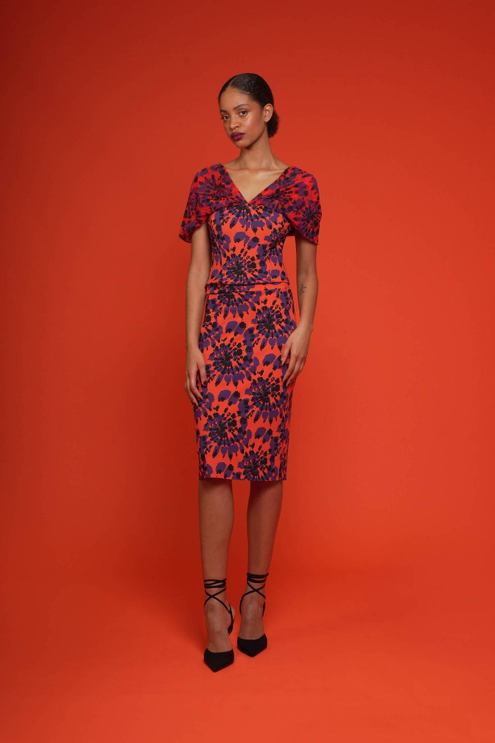 La Petite Robe Di Chiara Boni zanna illusion printed top Prezzo Ridotto