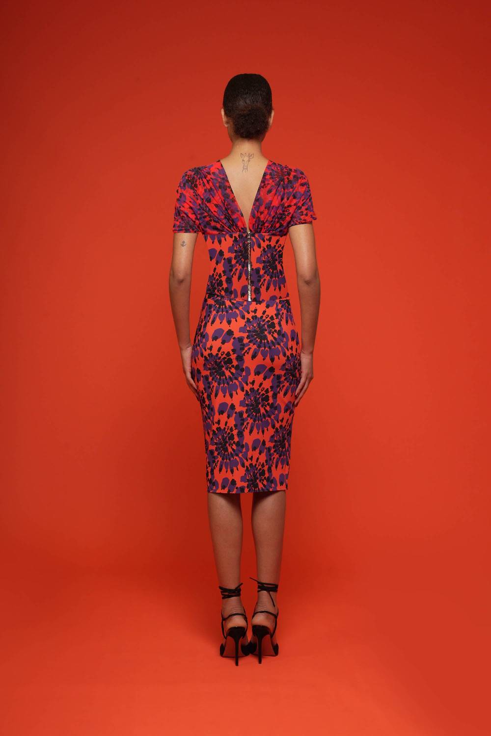 La Petite Robe Di Chiara Boni zanna illusion printed top Prezzo Ridotto