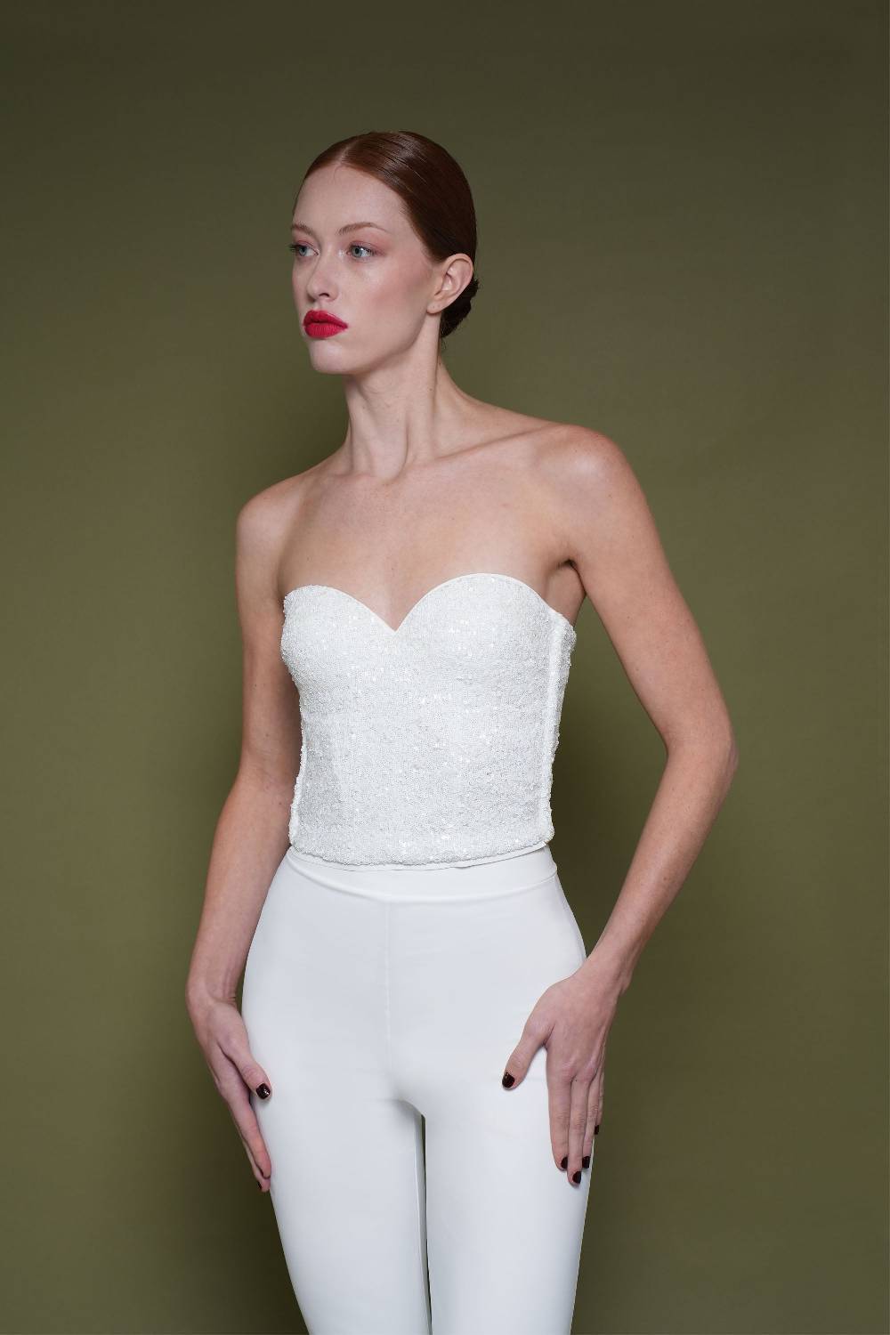 La Petite Robe Di Chiara Boni mutualia sequined top In Vendita